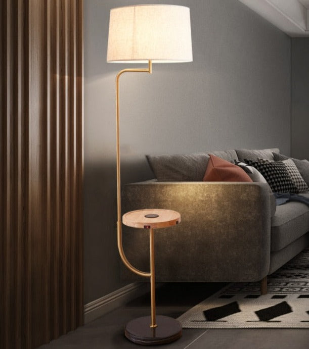 Modern Wooden LED Floor Lamp Francisco™ Spingar.com