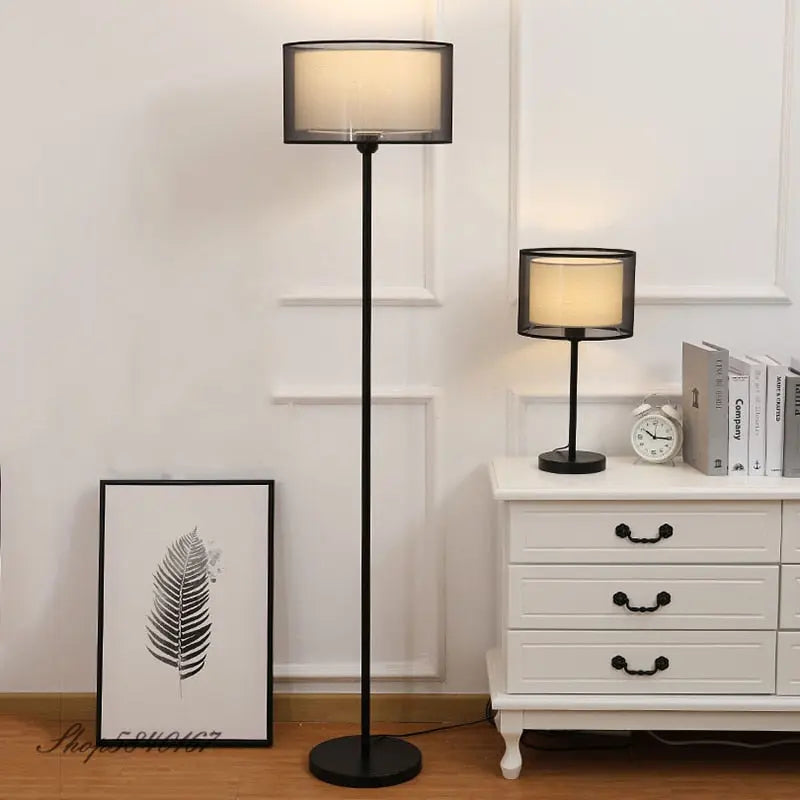 Modern Double-layer LED Floor & Table Lamp Santiago™ SPINGAR.COM