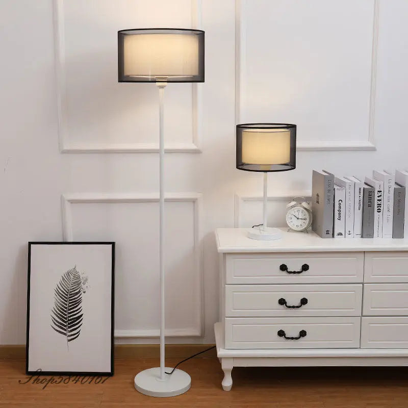 Modern Double-layer LED Floor & Table Lamp Santiago™ SPINGAR.COM