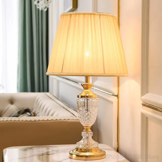 Modern Glass LED Table Light Victoria™ Spingar.com