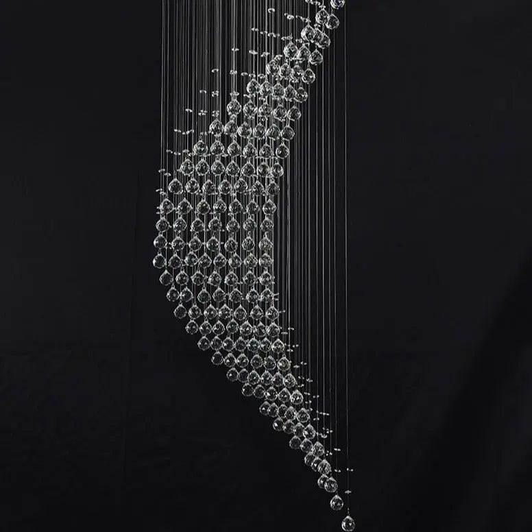 Modern Staircase Crystal LED Chandelier™ SPINGAR.COM