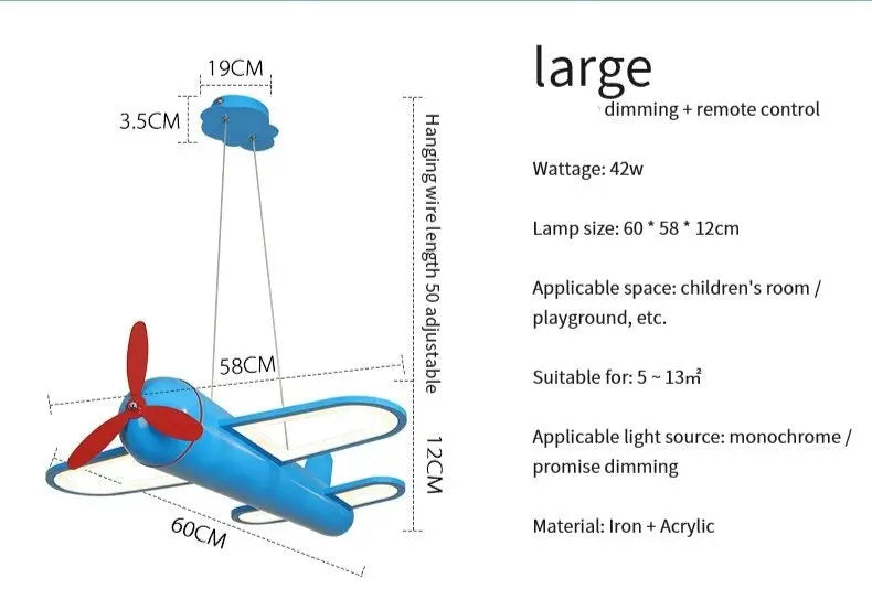 Airplane LED Pendant Lamp Bill™ Spingar.com