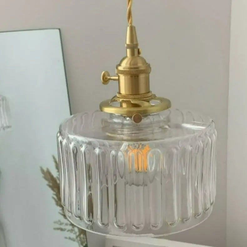 Nordic Copper LED Pendant Lamp SPINGAR.COM