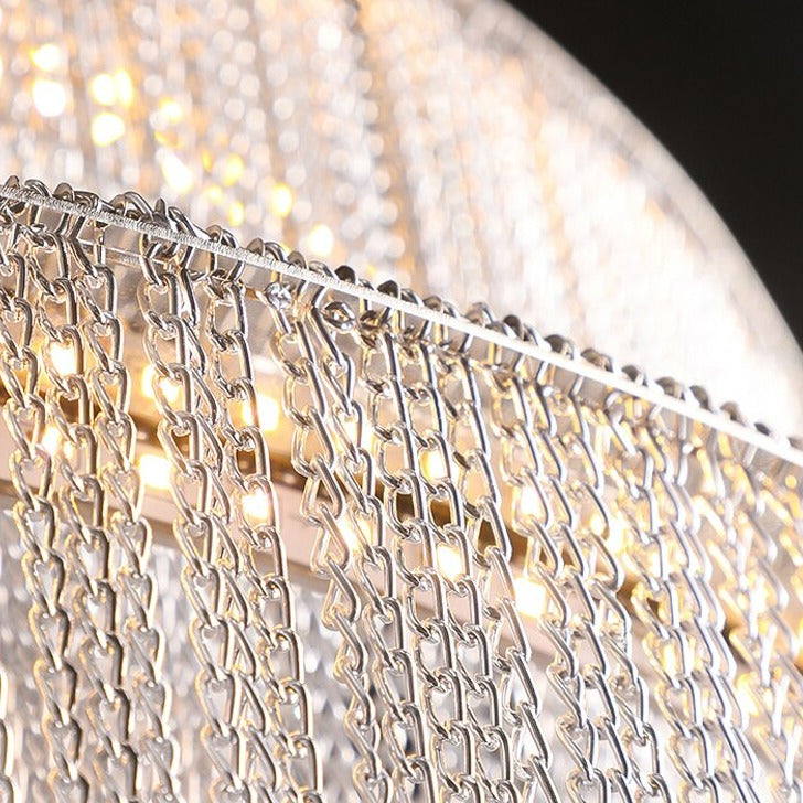 Post-modern Gold LED Chandelier Marilyn™ Spingar.com