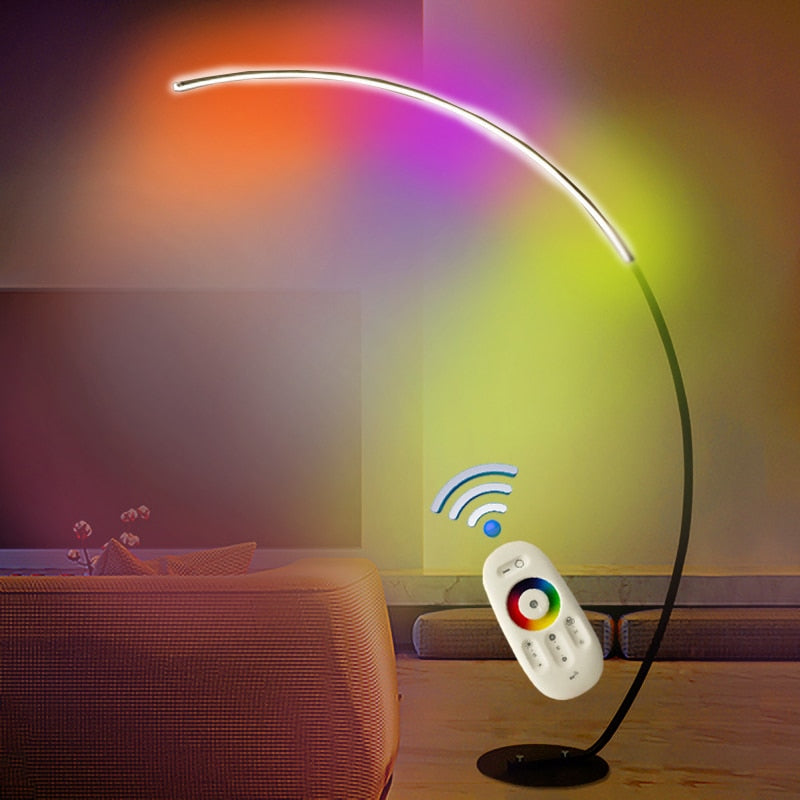 Nordic Corner LED RGB Floor Lamp Aubrey™ SPINGAR.COM