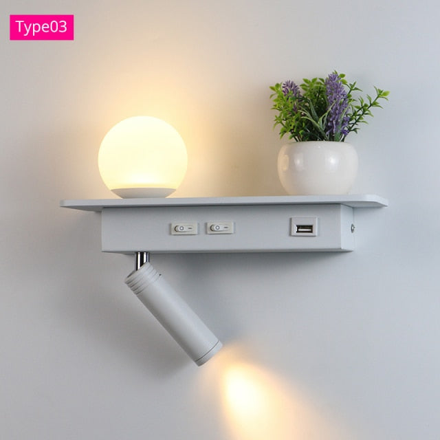 Deco USB LED Wall Lamp Ashleya™ Spingar.com
