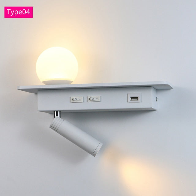 Deco USB LED Wall Lamp Ashleya™ Spingar.com