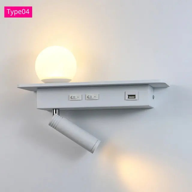 Deco USB LED Wall Lamp Ashleya™ Spingar.com