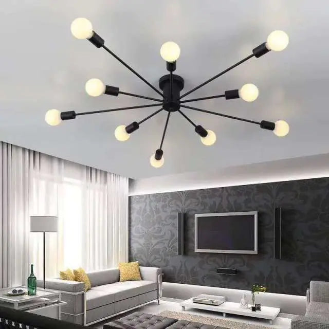 Vintage Metal Star LED Ceiling Lamp Brian™ Spingar.com