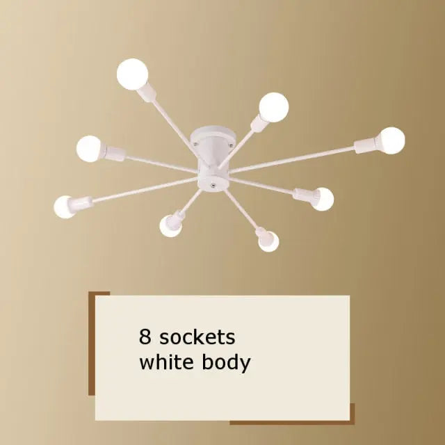 Vintage Metal Star LED Ceiling Lamp Brian™ Spingar.com