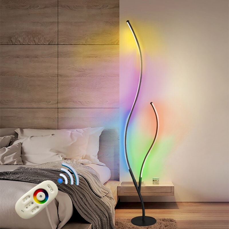 Nordic Tree Colorful LED RGB Floor Lamp Pearl™ SPINGAR.COM