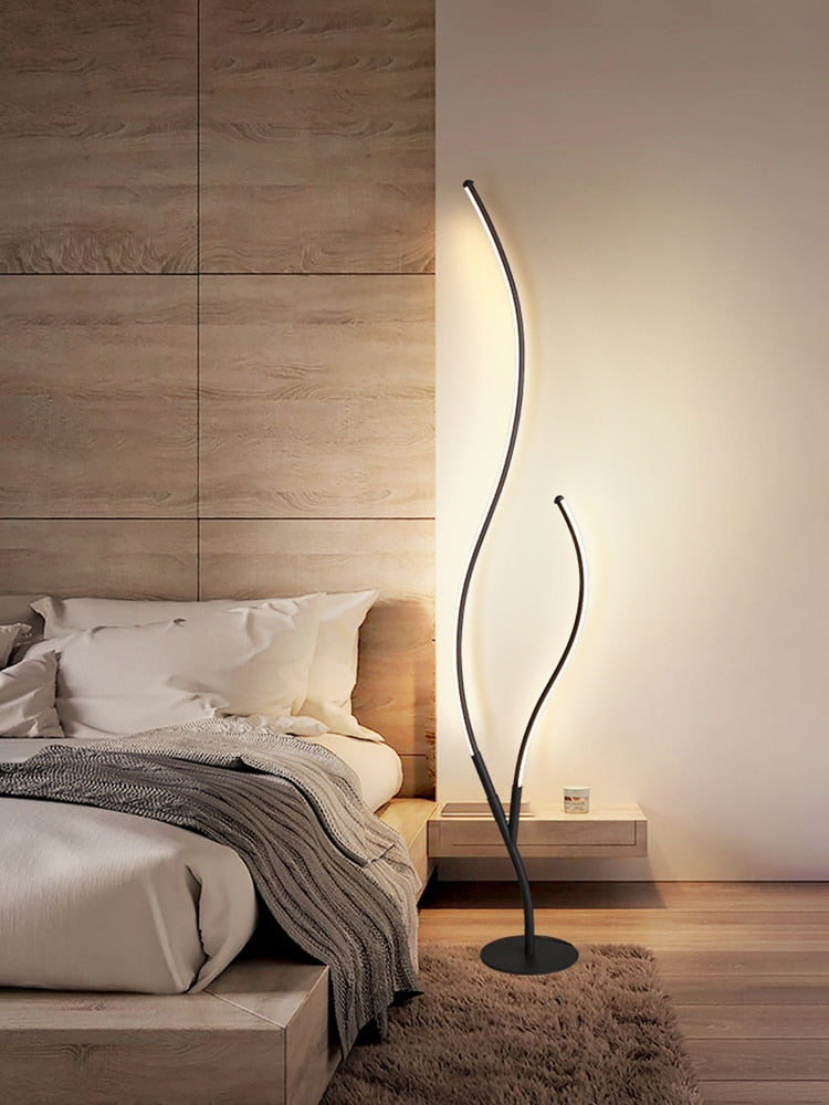 Nordic Tree Colorful LED RGB Floor Lamp Pearl™ SPINGAR.COM