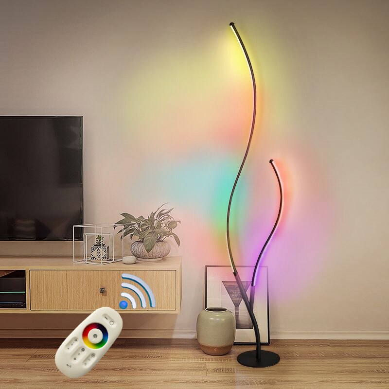 Nordic Tree Colorful LED RGB Floor Lamp Pearl™ SPINGAR.COM