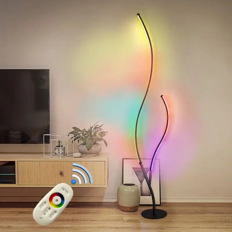 Nordic Tree Colorful LED RGB Floor Lamp Pearl™ SPINGAR.COM