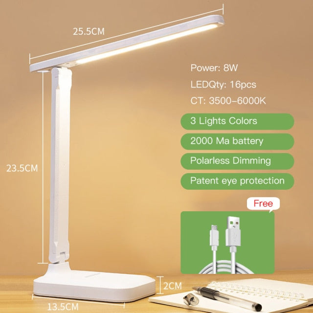 Foldable LED Table Light Léo™ Spingar.com