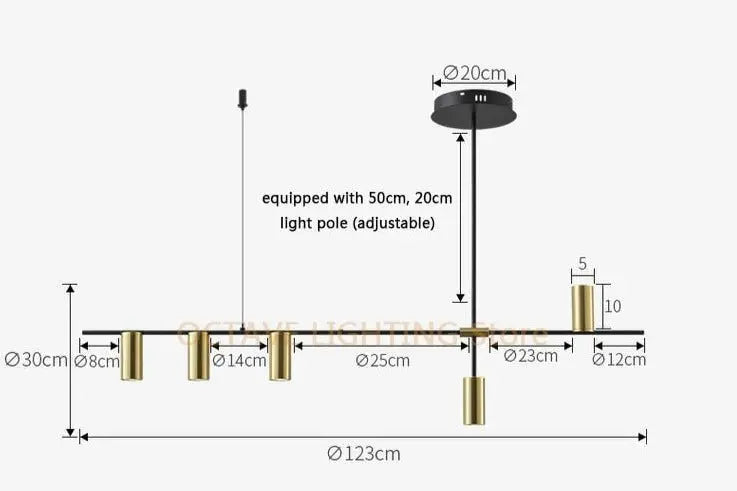 Modern LED Island Pendant Lamp Lucia™ Spingar.com