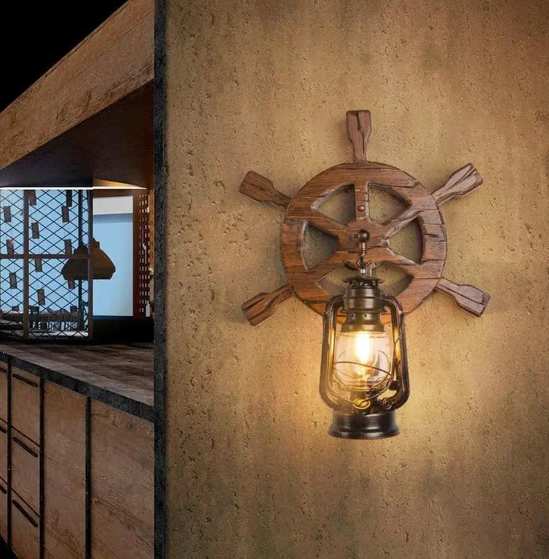 Industrial Windmill Wall Lamp Folki SPINGAR.COM