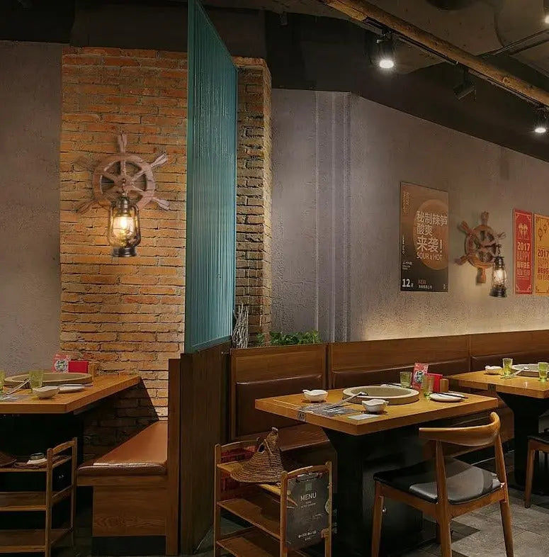 Industrial Windmill Wall Lamp Folki SPINGAR.COM