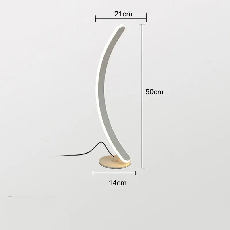 Curved LED Table Light Jules™ Spingar.com