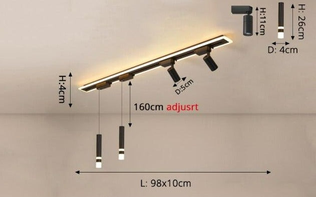 Modern LED Ceiling Spotlight Maverick™ Spingar.com