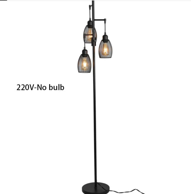 Industrial Vintage LED Floor Light Isidora™ Spingar.com