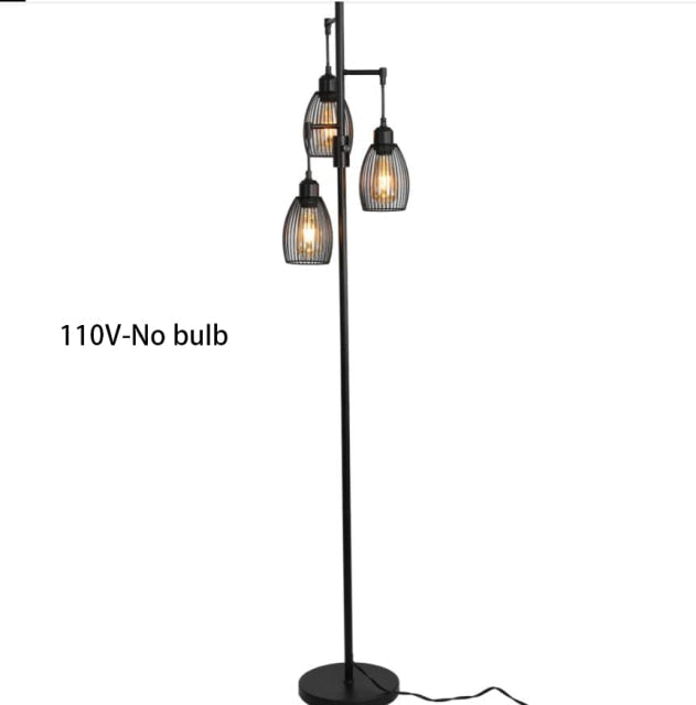 Industrial Vintage LED Floor Light Isidora™ Spingar.com