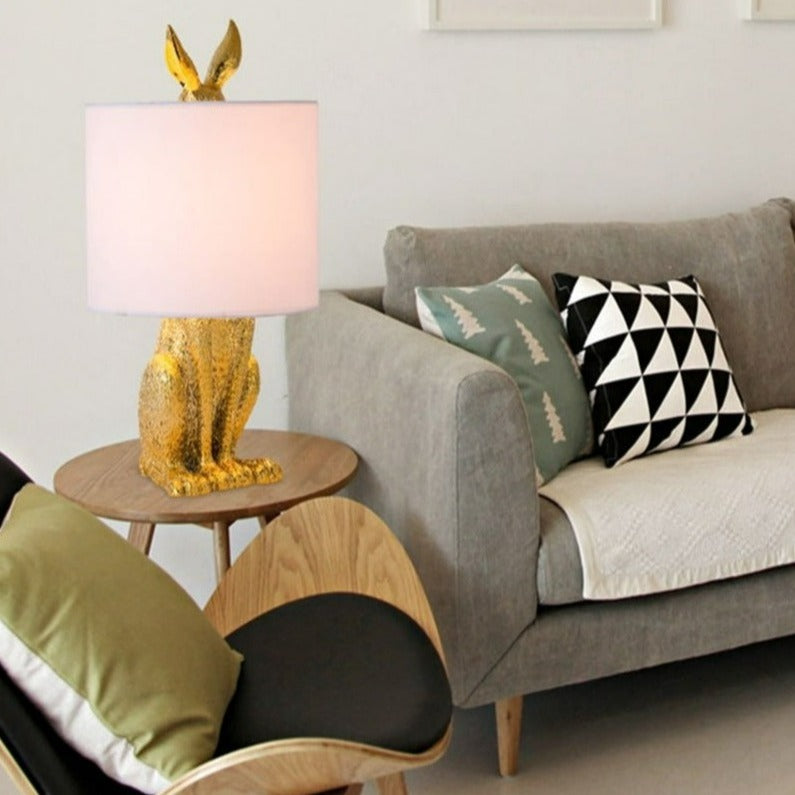 Modern Masked Rabbit Resin LED Table Light Lucas™ Spingar.com