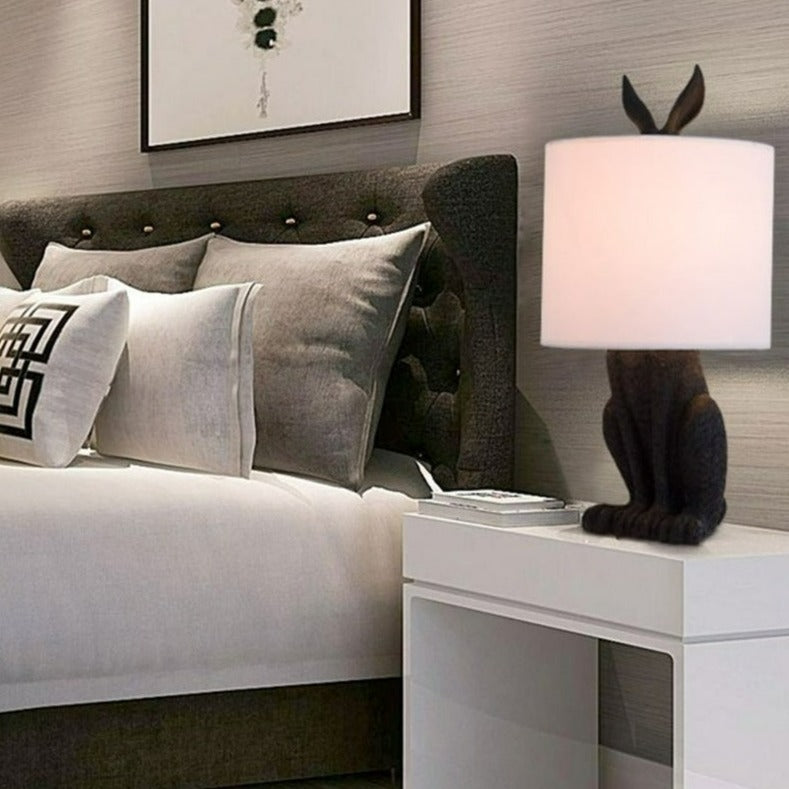 Modern Masked Rabbit Resin LED Table Light Lucas™ Spingar.com