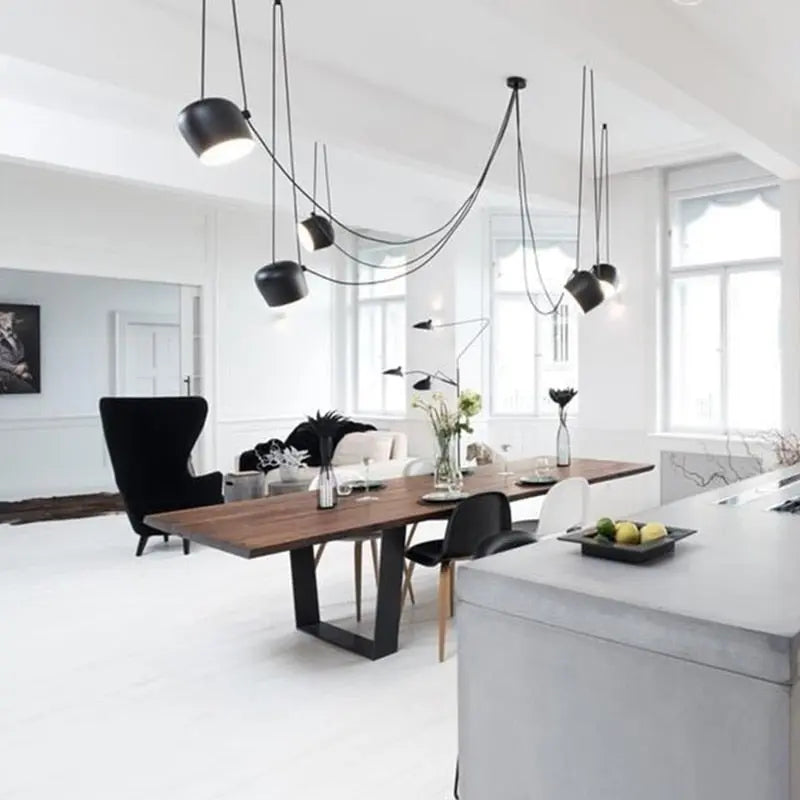 Industrial Spider LED Island Pendant Lamp Cynthia SPINGAR.COM