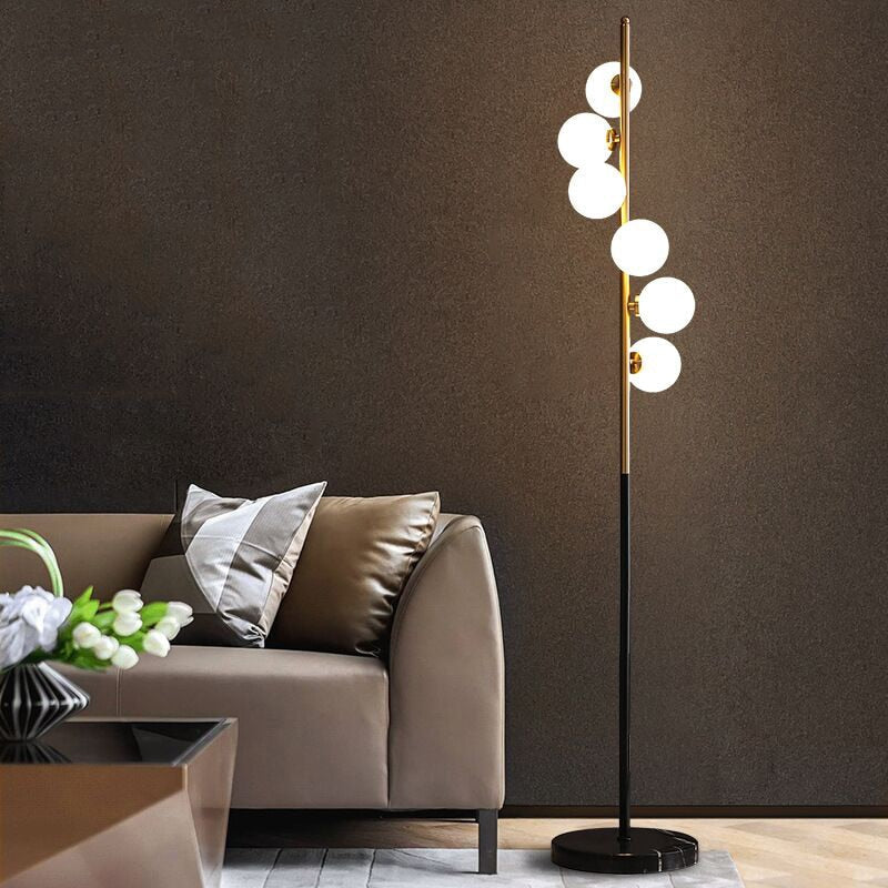 Modern Glass Ball LED Floor Lamp Hugo™ SPINGAR.COM