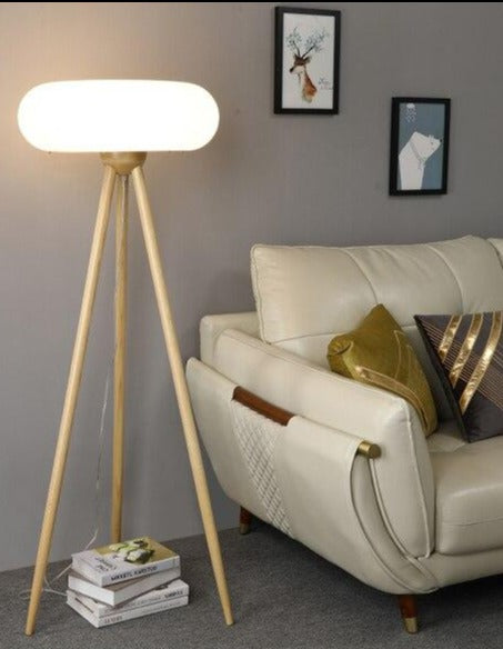 Wooden LED Floor & Table Light Emilia™ Spingar.com