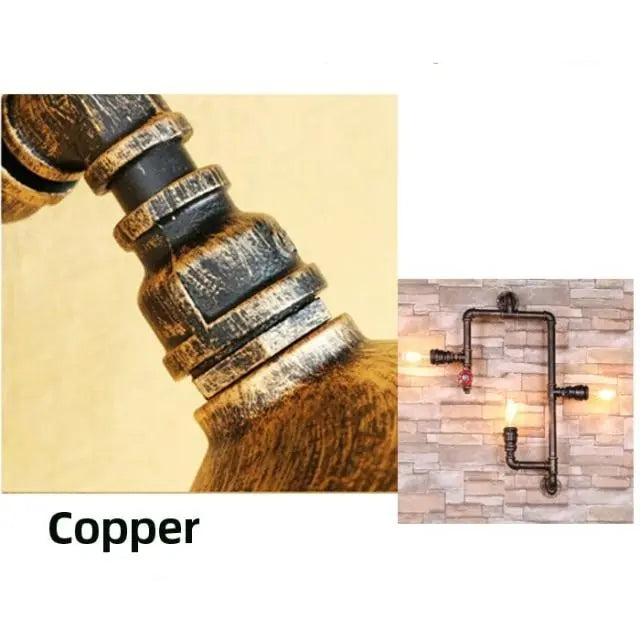 Industrial Vintage Wall Lamp Frey SPINGAR.COM