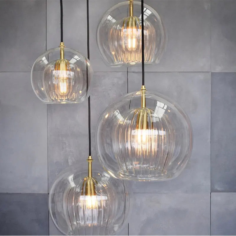 Nordic Glass LED Pendant Lamp Danni SPINGAR.COM