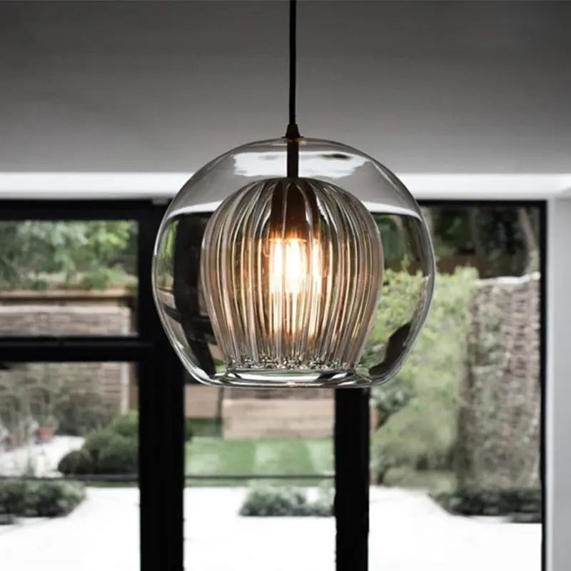 Nordic Glass LED Pendant Lamp Danni SPINGAR.COM
