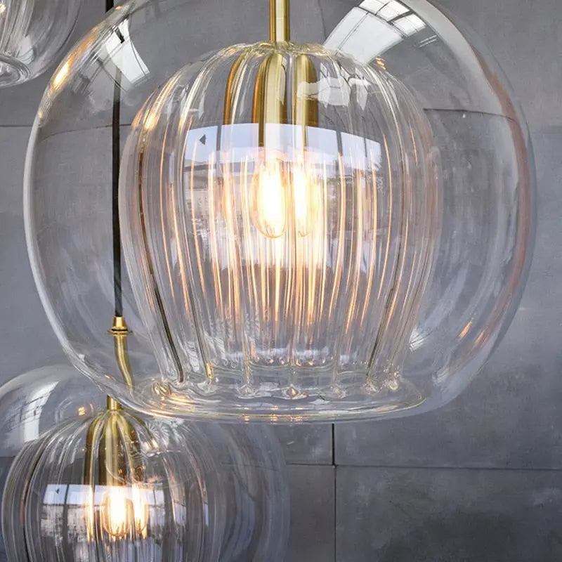 Nordic Glass LED Pendant Lamp Danni SPINGAR.COM