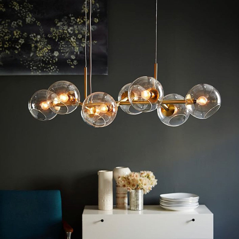 Glass Ball LED Island Pendant Lamp Gabriele™ Spingar.com