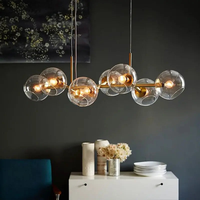 Glass Ball LED Island Pendant Lamp Gabriele™ Spingar.com