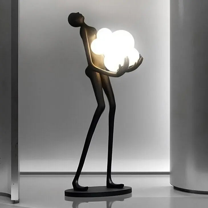 Art Deco Sculpture LED Floor Lamp Cacey SPINGAR.COM