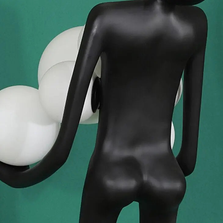 Art Deco Sculpture LED Floor Lamp Cacey SPINGAR.COM