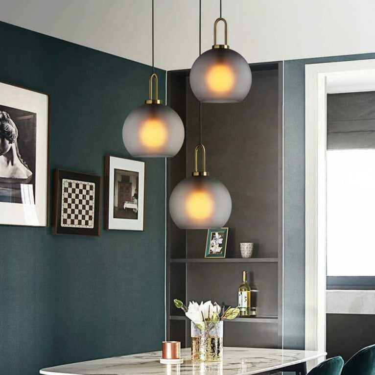 Modern Glass Ball LED Pendant Lamp William™ Spingar.com