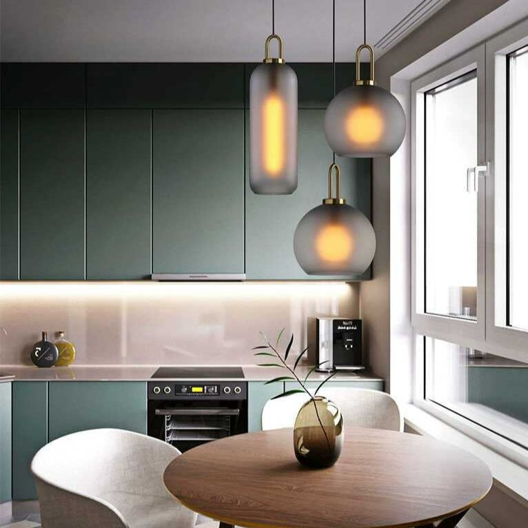 Modern Glass Ball LED Pendant Lamp William™ Spingar.com