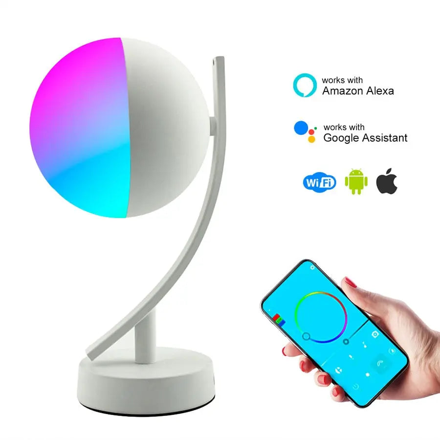 Smart LED RGB Table Lamp Sage™ Spingar.com