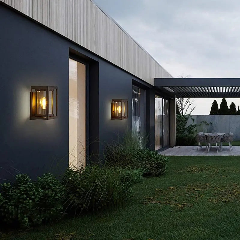 Retro Outdoor LED Wall Lamp (waterproof) SPINGAR.COM