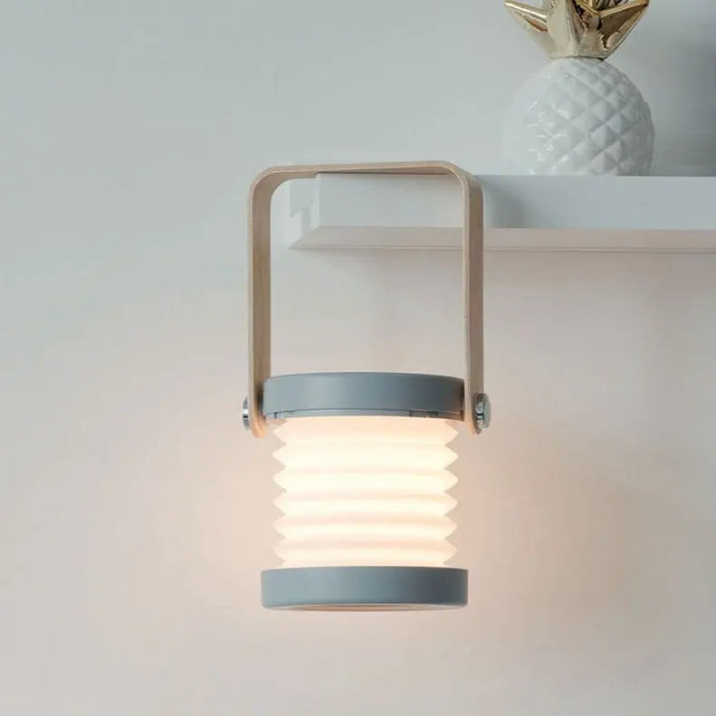 Wood Handle Foldable LED Night Lamp Jules™ Spingar.com