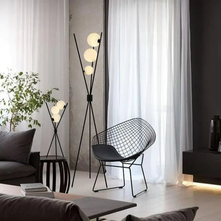 Moon Tripod LED Floor Lamp Nadim SPINGAR.COM