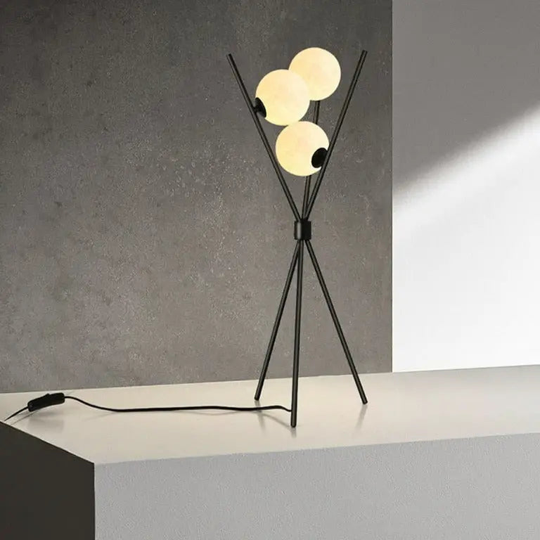 Moon Tripod LED Floor Lamp Nadim SPINGAR.COM