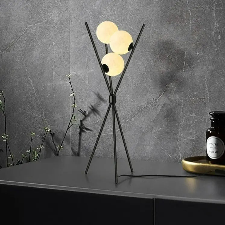 Moon Tripod LED Floor Lamp Nadim SPINGAR.COM