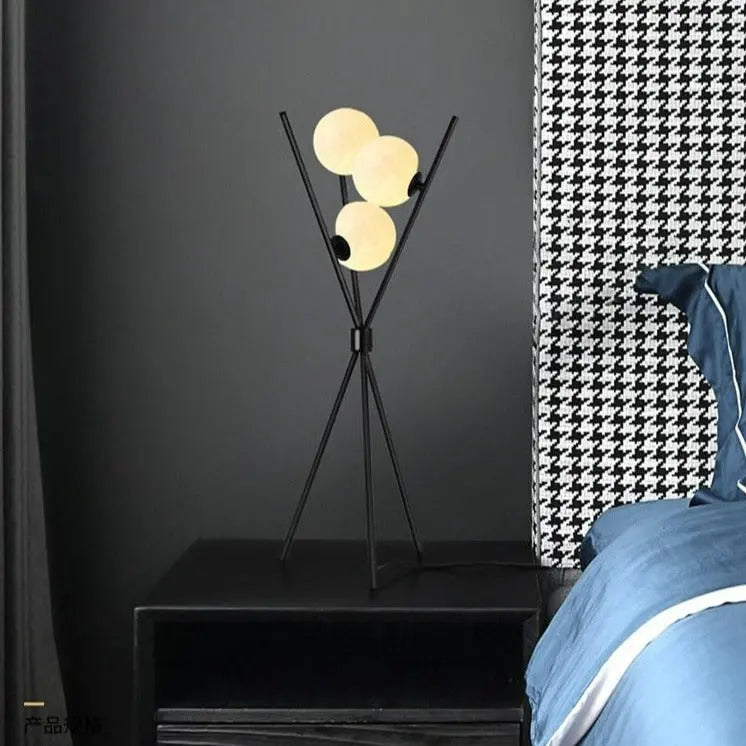 Moon Tripod LED Floor Lamp Nadim SPINGAR.COM