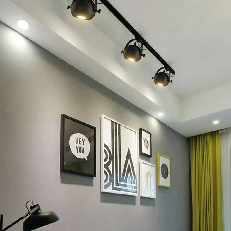 Retro Decorative LED Rail Spotlights SPINGAR.COM