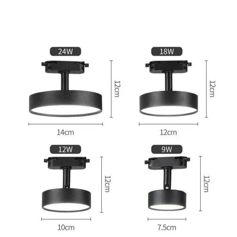 Modern Dimmable LED Rail Spotlight SPINGAR.COM